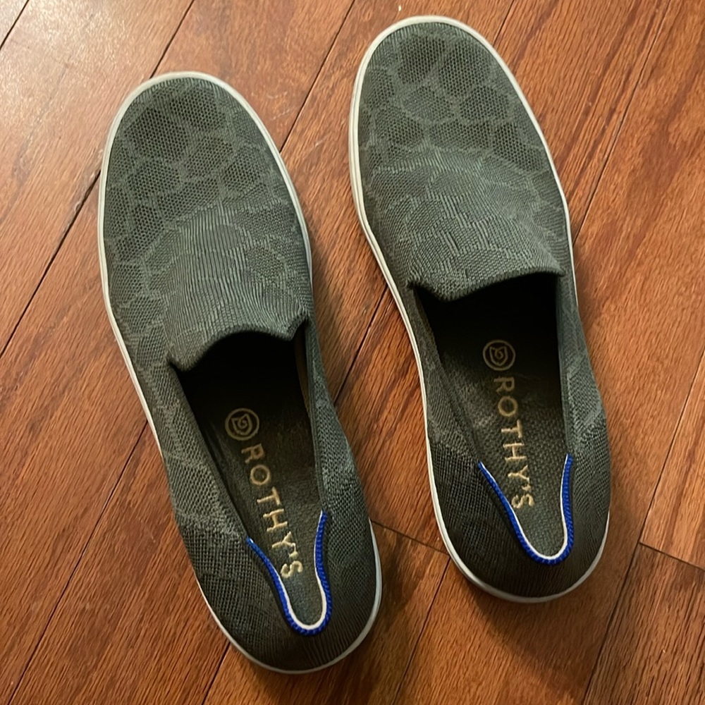 Rothy’s Green Slip On’s | Size 9.5